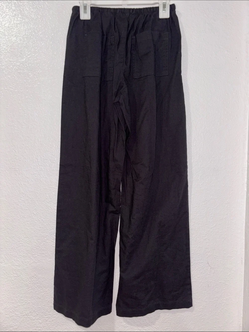 H&M Girls Black Linen Pants